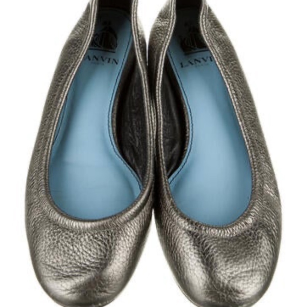 Metallic Lanvin ballerinas - size 7 (37 EU)